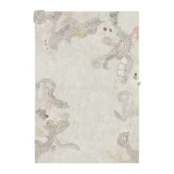 Covor de joaca pentru copii bej din bumbac 140x200 cm Seabed - Lorena Canals imagine