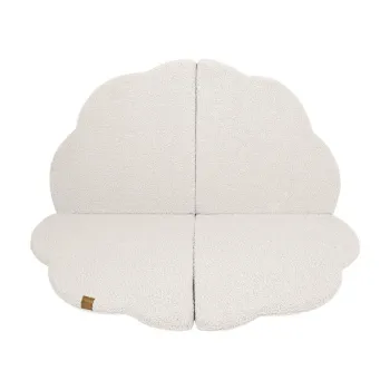 Covor de joaca pentru copii crem 160x160 cm - Meowbaby imagine