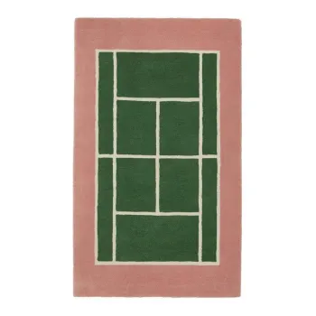 Covor de joaca pentru copii din amestesc de lana 88x150 cm Tennis - OYOY Mini imagine