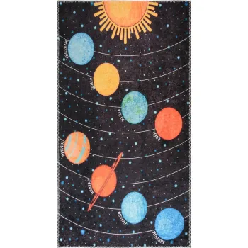 Covor de joaca pentru copii lavabil 120x180 cm Solar System - Vitaus imagine