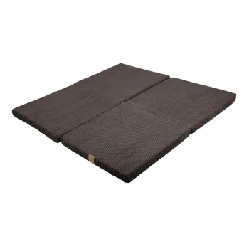 Covor de joaca pentru copii maro 120x120 cm - Meowbaby imagine