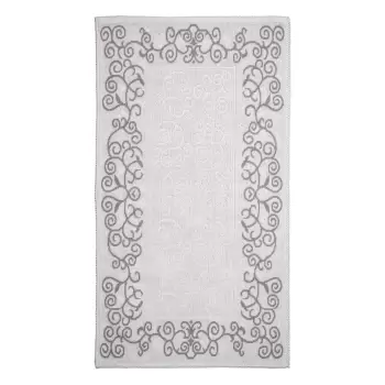 Covor din bumbac Vitaus Orkide, 80 x 150 cm, taupe imagine