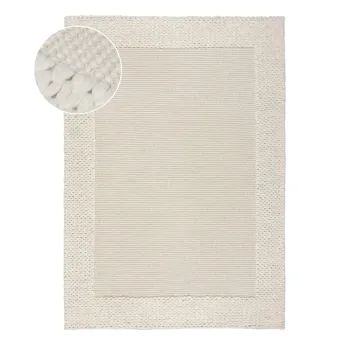 Covor din lana bej 290x200 cm Rue - Flair Rugs imagine