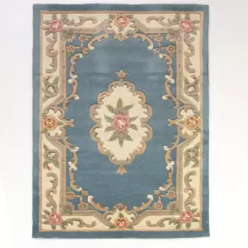 Covor din lana Flair Rugs Aubusson, 150 x 240 cm, albastru imagine