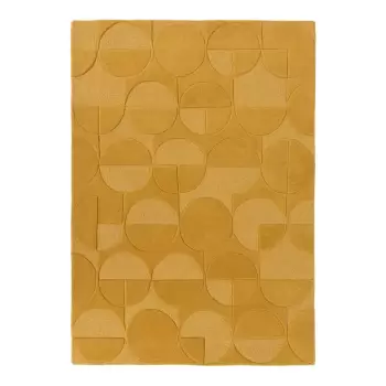 Covor din lana Flair Rugs Gigi, 120 x 170 cm, galben imagine