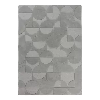 Covor din lana Flair Rugs Gigi, 160x230 cm, gri imagine