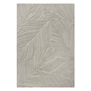 Covor din lana Flair Rugs Lino Leaf, 160 x 230 cm, gri imagine