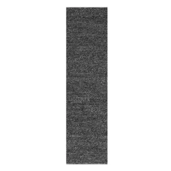 Covor din lana Flair Rugs Minerals, 60 x 230 cm, gri inchis imagine