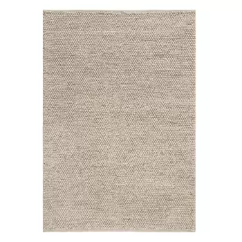 Covor din lana Flair Rugs Minerals, 80 x 150 cm, gri deschis imagine