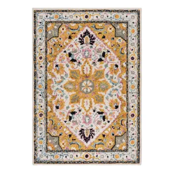 Covor din lana galbena 230x160 cm Dahlia - Flair Rugs imagine