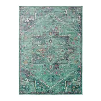 Covor din viscoza Universal Lara Aqua, 120 x 170 cm, verde imagine