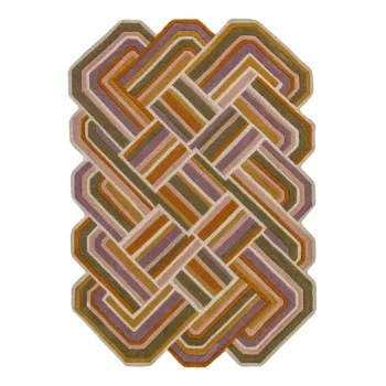 Covor E>esut manual din lAcnA160x230 cm Lattice Shaped aEURFlair Rugs imagine