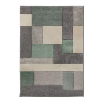 Covor Flair Rugs Cosmos, 200 x 290 cm, verde - gri imagine