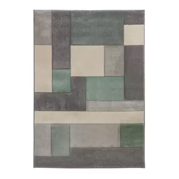 Covor Flair Rugs Cosmos, 80 x 150 cm, verde - gri imagine