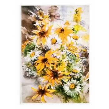 Covor galben lavabil 100x140 cm New Carpets - Oyo home imagine