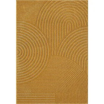 Covor galben ocru 120x170 cm Whirl - ESTE imagine