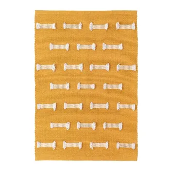 Covor galben ocru lavabil 50x80 cm Juline - douceur d'interieur imagine