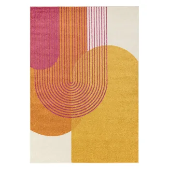 Covor galben-portocaliu 160x230 cm Muse Orange Retro - Asiatic Carpets imagine