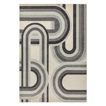 Covor grej 120x170 cm Nova Retro Grey - Asiatic Carpets imagine