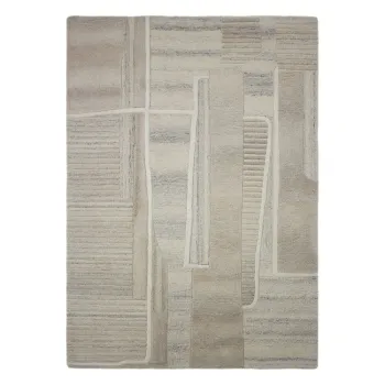 Covor grej E>esut manual din lAcnA200x300 cm Lira aEURFlair Rugs imagine
