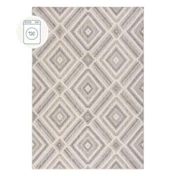 Covor grej lavabil 116x170 cm Beckett - Flair Rugs imagine