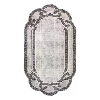 Covor gri/bej 100x60 cm - Vitaus imagine