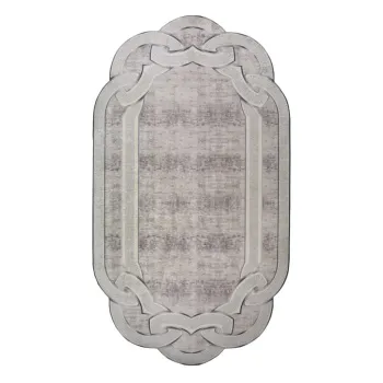 Covor gri/bej 100x60 cm - Vitaus imagine