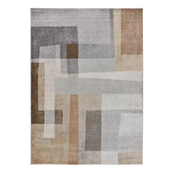 Covor gri/bej 140x200 cm Aydin - Universal imagine