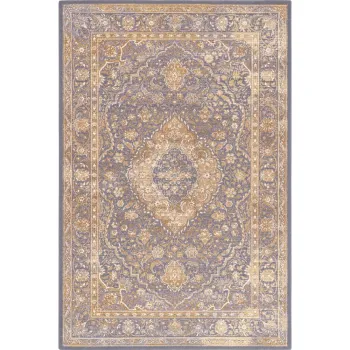 Covor gri-bej din lana 133x180 cm Zana - Agnella imagine