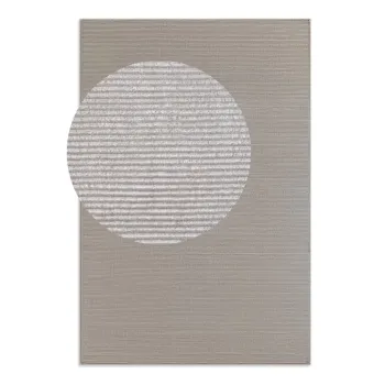 Covor gri/crem 160x235 cm Perles Dolomite - Elle Decoration imagine