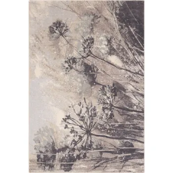 Covor gri/crem din lana 200x300 cm Lissey - Agnella imagine