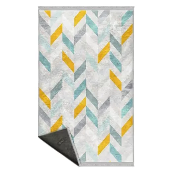 Covor gri de tip traversa 80x200 cm - Mila Home imagine