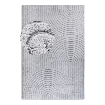 Covor gri deschis 160x235 cm Panglao New York Light Grey - Elle Decoration imagine