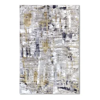 Covor gri deschis 80x150 cm Malard Anthracite Gold - Elle Decoration imagine