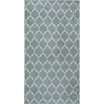 Covor gri deschis/crem lavabil 180x120 cm - Vitaus imagine