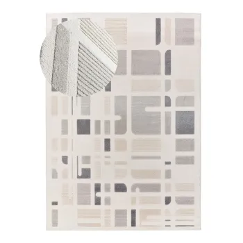 Covor gri deschis-fildes 200x290 cm Flora - Universal imagine