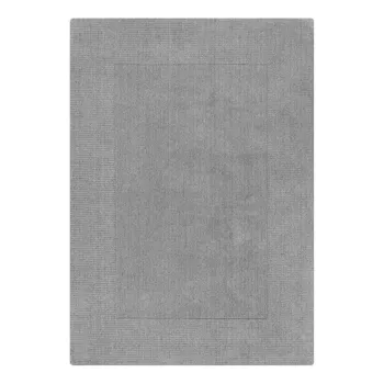 Covor gri din lana 200x290 cm - Flair Rugs imagine