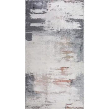 Covor gri-fildes lavabil 60x100 cm Abstract Colors - Vitaus imagine