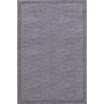 Covor gri inchis din lana 133x180 cm Linea - Agnella imagine