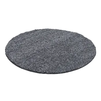 Covor gri inchis rotund o 160 cm Life - Ayyildiz Carpets imagine