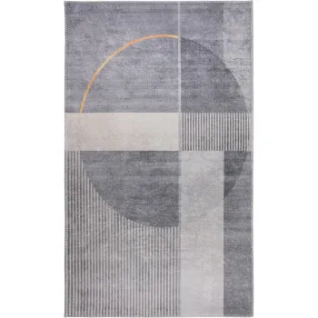 Covor gri lavabil 120x160 cm - Vitaus imagine
