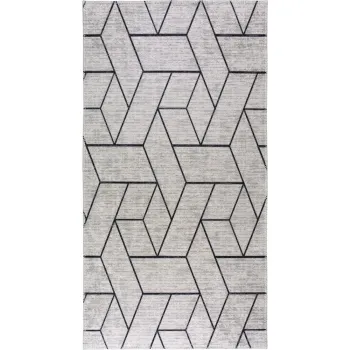 Covor gri lavabil 160x230 cm - Vitaus imagine
