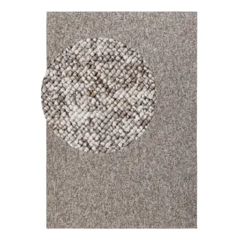 Covor gri lavabil 200x290 cm Rocco Taupe - Elle Decoration imagine