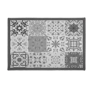 Covor gri lavabil 40x60 cm Persane - douceur d'interieur imagine