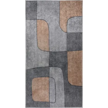 Covor gri lavabil 80x150 cm - Vitaus imagine