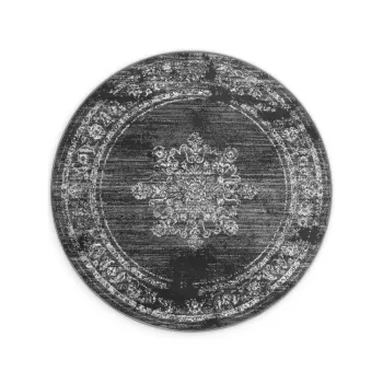 Covor gri rotund o 120 cm Gloria Lydia - Hanse Home imagine