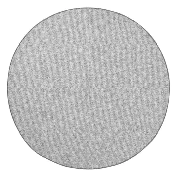 Covor gri rotund o 133 cm Wolly - BT Carpet imagine