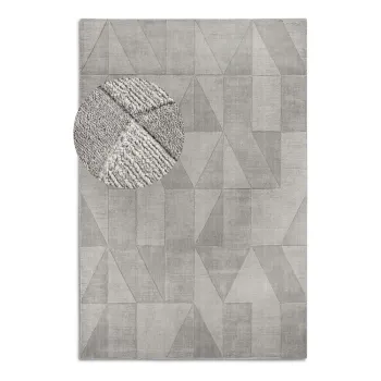 Covor gri tesut manual din lana 190x280 cm Ursule - Villeroy&Boch imagine