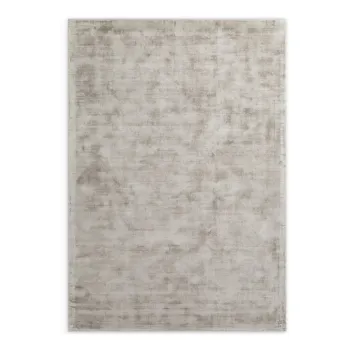 Covor gri tesut manual din viscoza 120x180 cm Noemi - Vikosa imagine