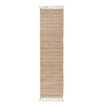 Covor in culoare naturala de tip traversa 60x230 cm Levi - Flair Rugs imagine